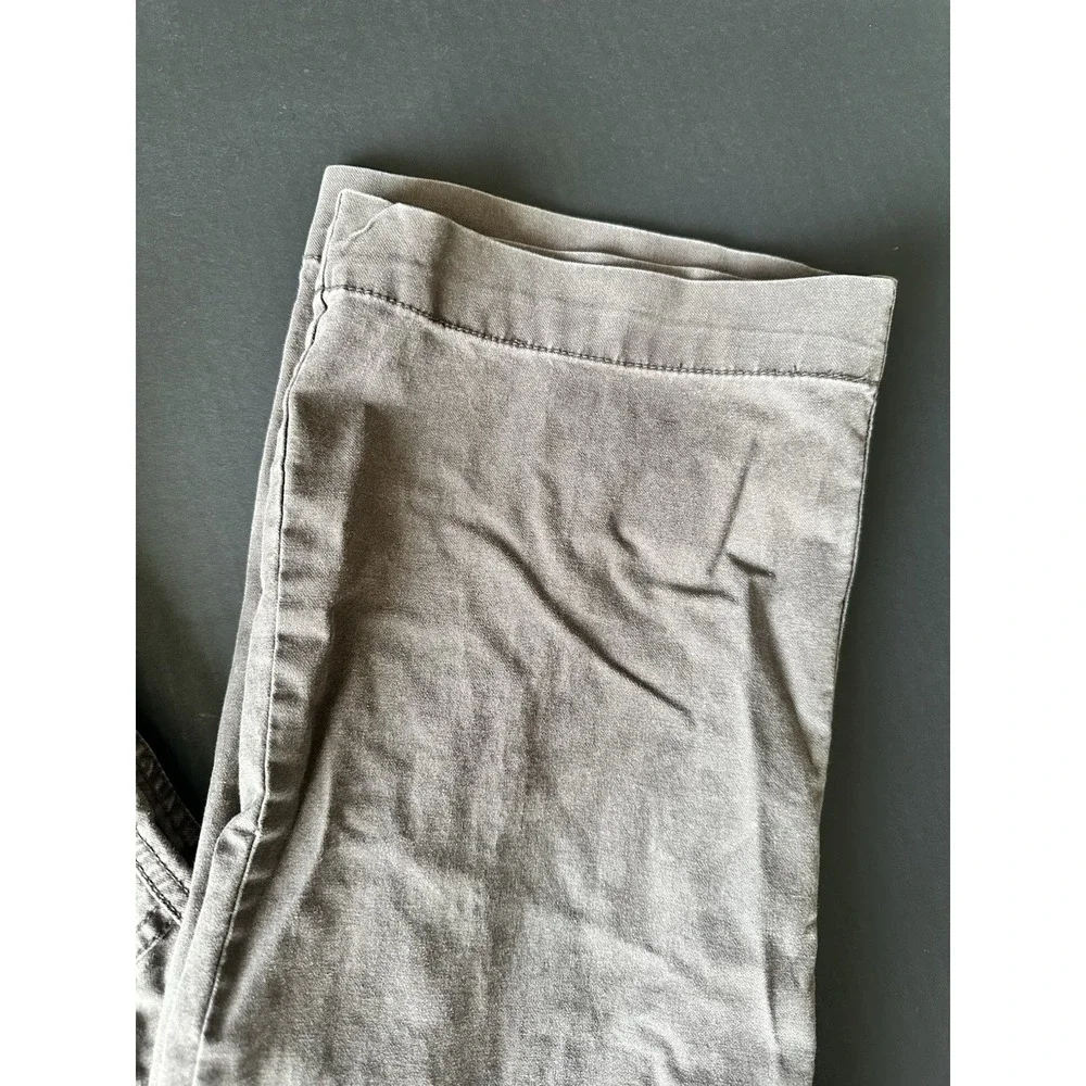 Old Navy Girls Gray Utility Straight Leg Pants Reinforced Knee Cargo Pocket S 14